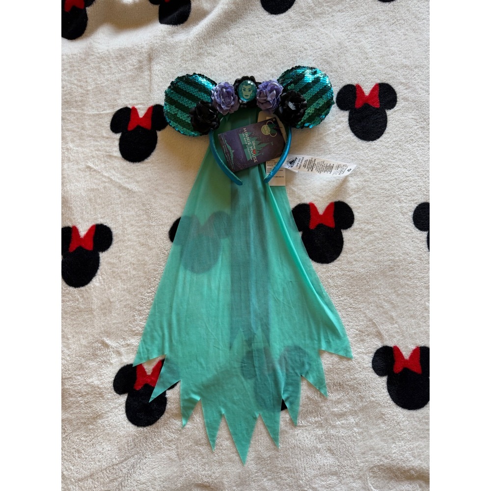 Disney Minnie Mouse Main Attraction Haunted Mansion Ears Headband - AC1760